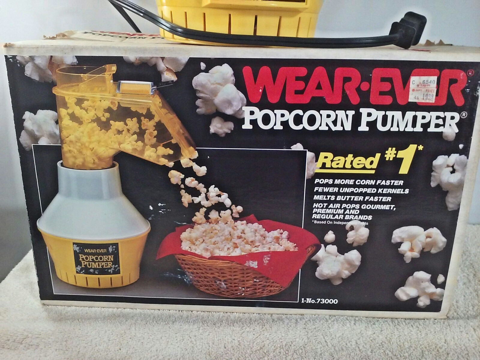 VINTAGE WEAREVER HOT AIR POPCORN PUMPER - POPPER - MAKER & COFFEE BEAN ROASTER