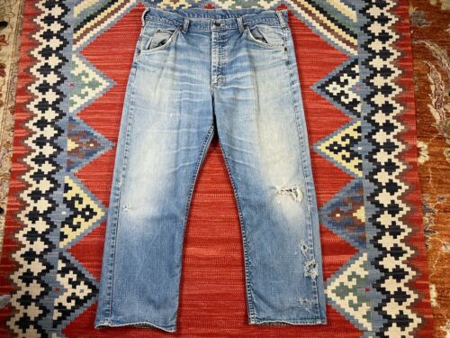 Vintage 70s Lee Riders Made In USA Jeans Workwear Talon Vintage 70s Lee Riders Made In USA Jeans Workwear Talon