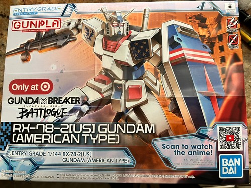 ロボット **Taa** GUNDAM RX-78-2(AMERICAN TYPE) Entry Grade RX-78-2 Gundam American Type 1/144 Target USA