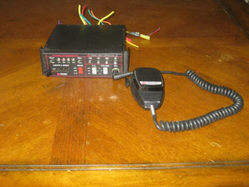 Unitrol Touchmaster TM4 light / siren box W/ Mic - Good Working Condition  