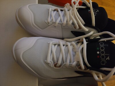 Diadora Womens White & Black Speed Blushield 5 Clay Size 10