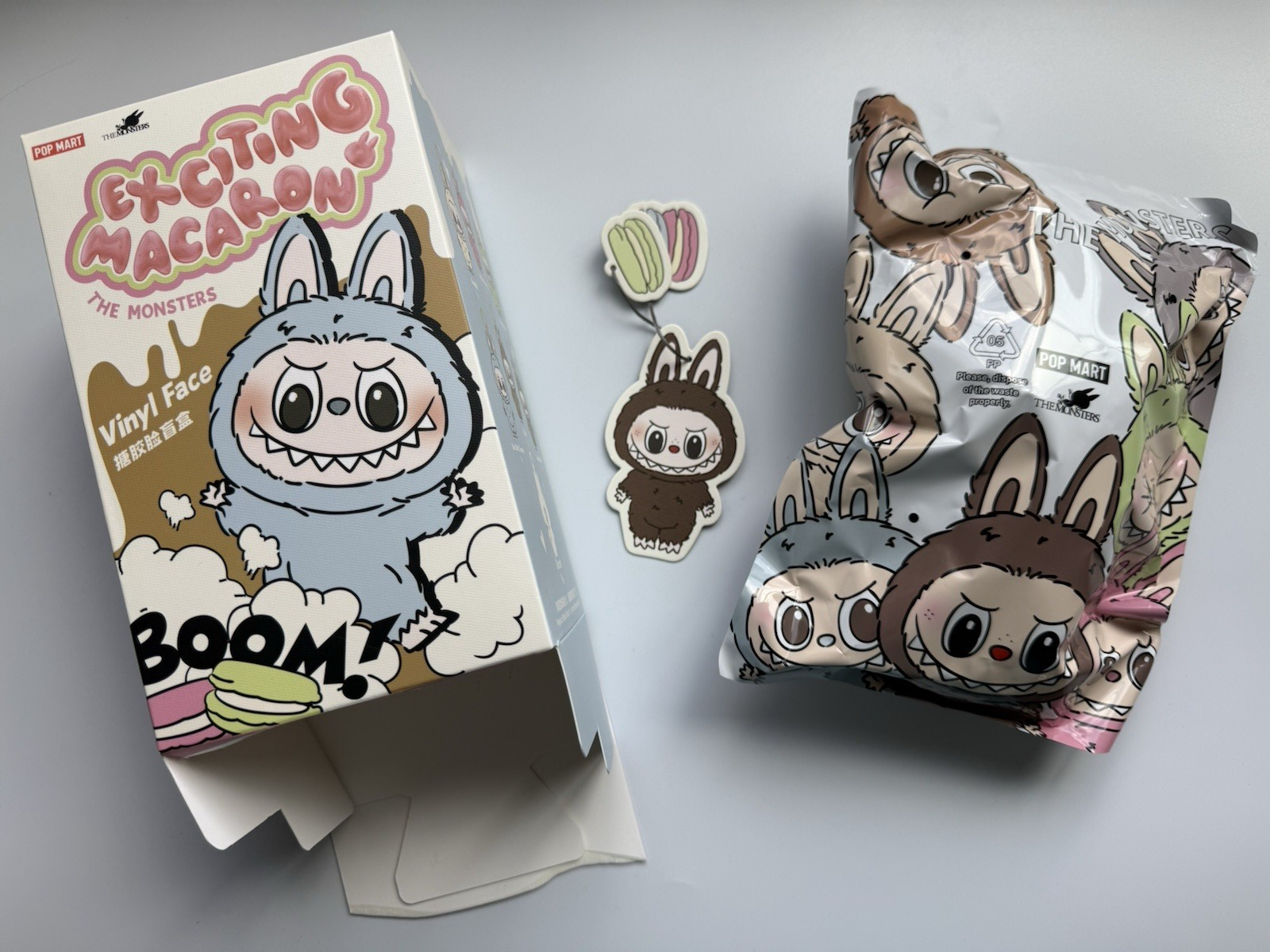 Authentic (US) POP MART Labubu Exciting Macaron- Chestnut
