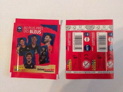 POCHETTE PANINI FIERS D'ETRE BLEUS 2016 2018 AU PLUS PRES 2020 PACKET TUTO 