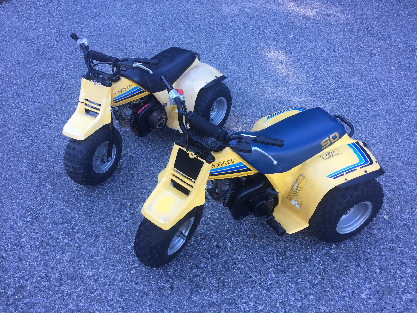 (2) Suzuki ALT50 Mini Trail Buddy ALT 50 Original ATC70 Y Zinger ATC 70 Kids