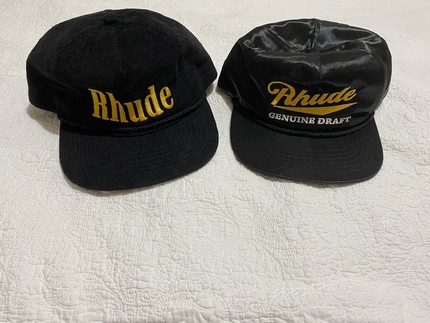 rhude corduroy hat