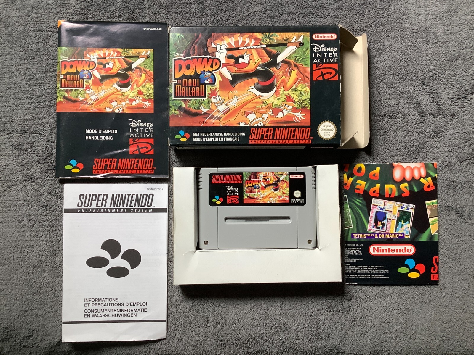 Donald In Maui Mallard Super Nintendo FR | eBay