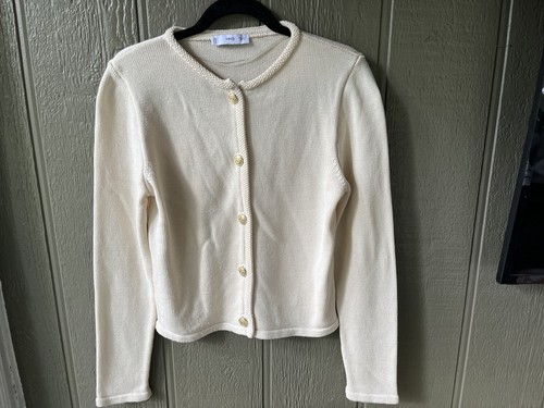 トップス ennoy BUTTON CARDIGAN M Womens Open Front Cropped Cardigan Y2K Button Down Tweed