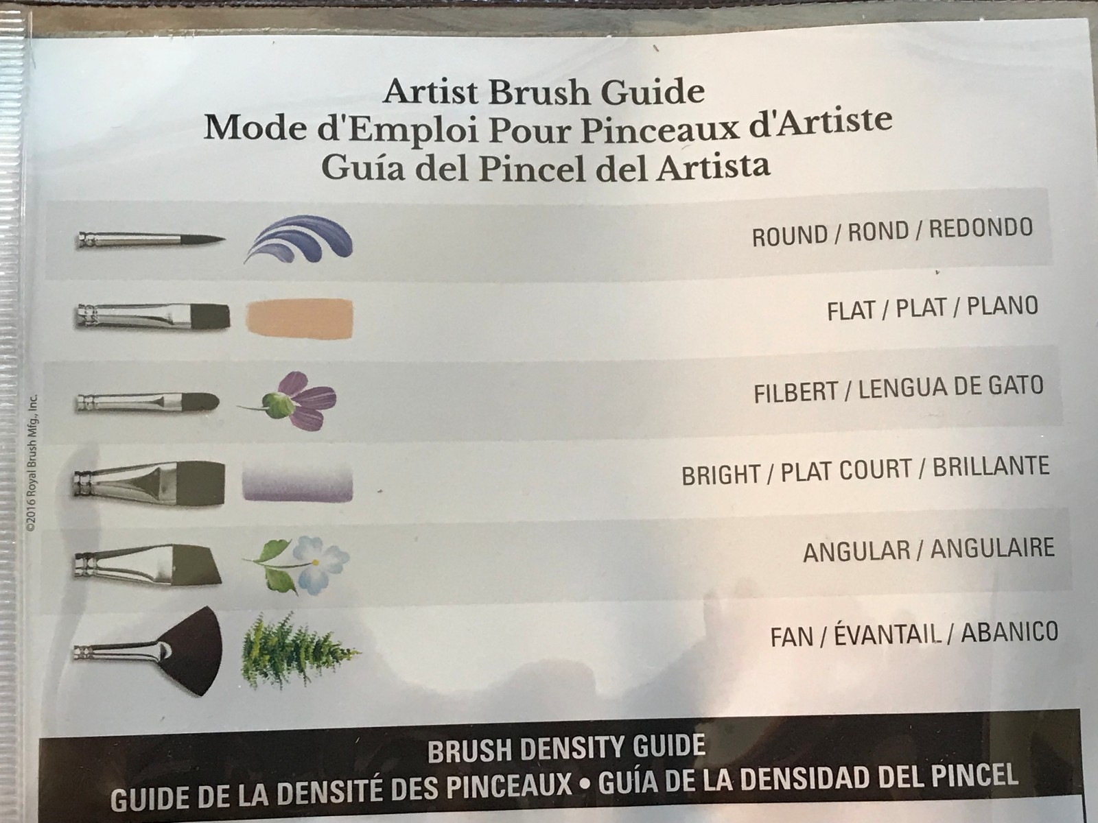 Royal & Langnickel Black Taklon Brushes, Set of 12, Watercolor, Acrylic, Tempera