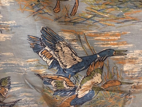 Vintage Duck Material 5 1/2 Yards