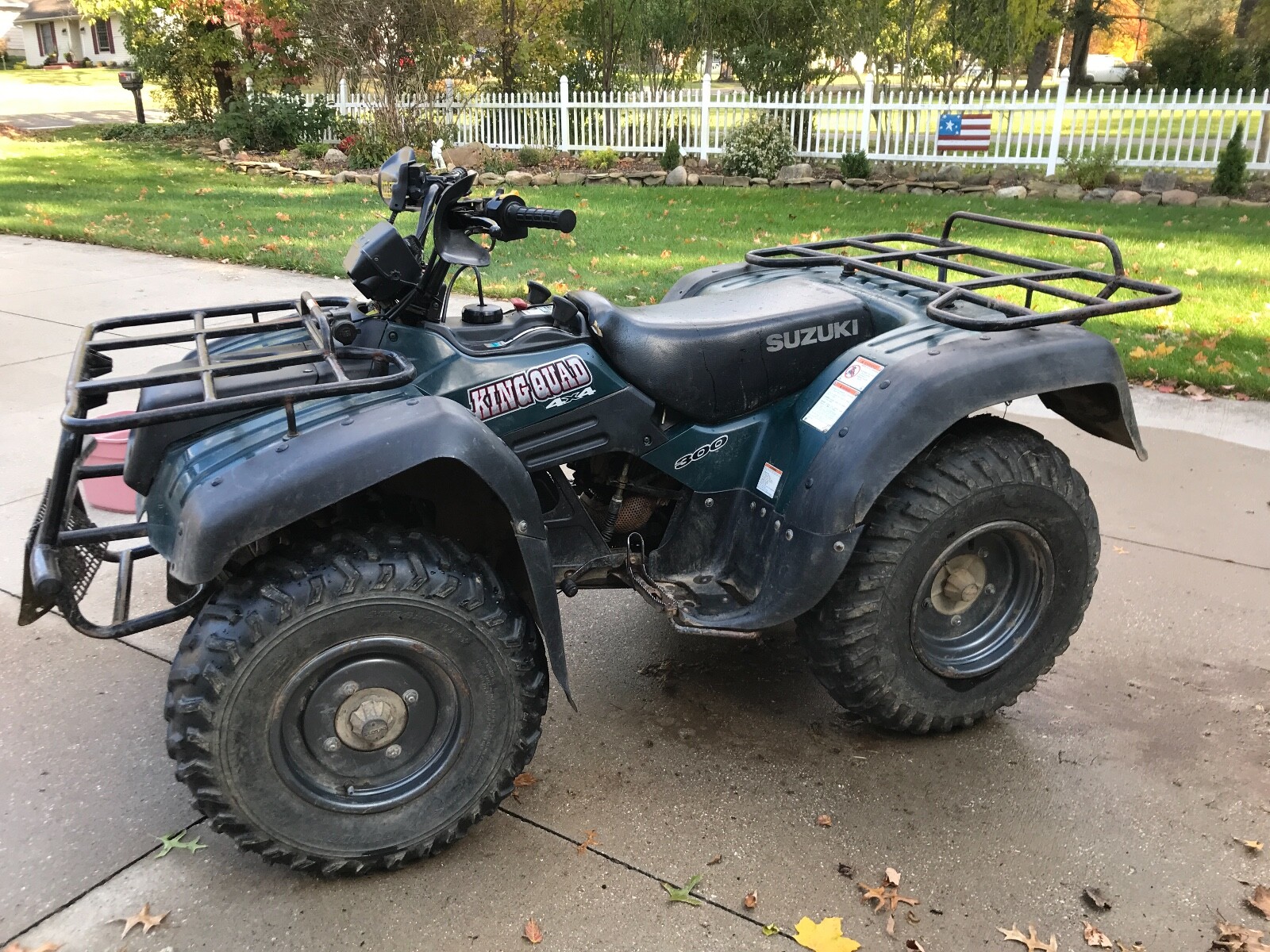 2001 SUZUKI KING QUAD ATV 300 LT-300 LF3 4 WHEELER 4X4