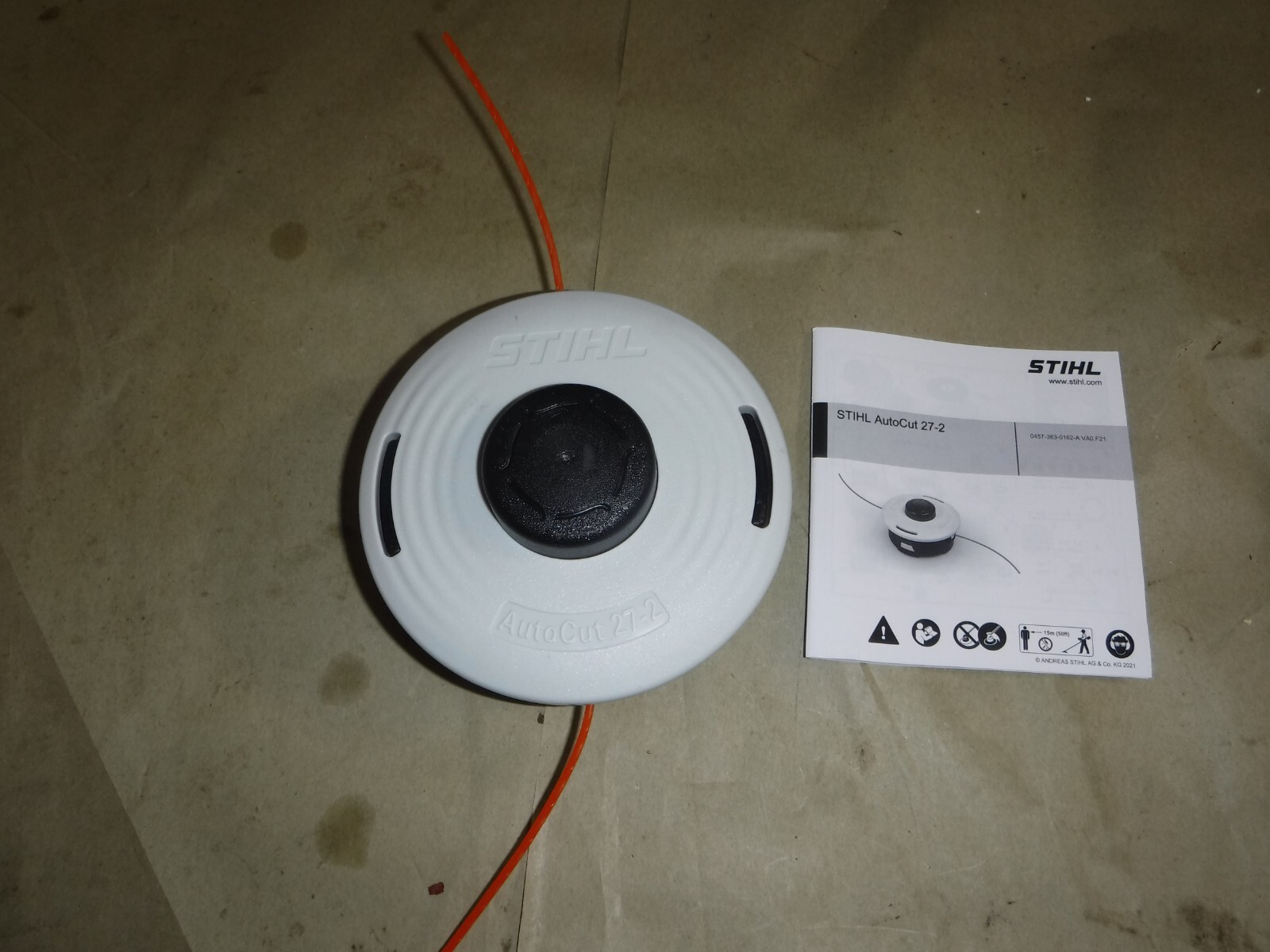Stihl AutoCut 27-2 Trimmer Head spool  fs70r fs56r fs91r fs90r km91r   OEM