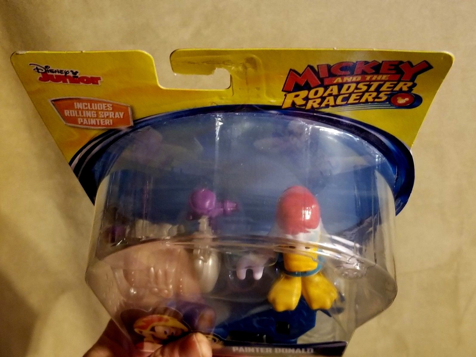 MICKEY AND THE ROADSTER RACERS- PAINTER DONALD DISNEY JUNIOR FISHER PRICE NIB