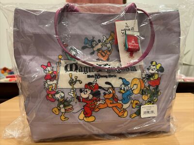 Harveys WDW 50th Anniversary Tote Bag Walt Disney World Seatbelt Purse New
