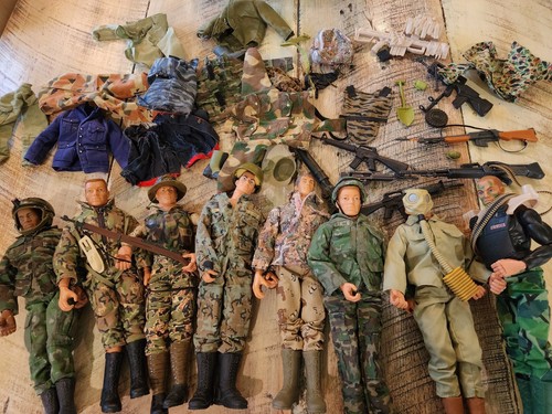 GI Joe vintage 1990s Lot Of 8 Figurines And Accessories | eBay