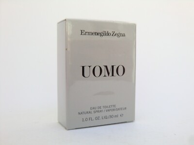Ermenegildo Zegna UOMO Men's EDT Nat Spray 30ml - 1.0 Oz BNIB Retail Sealed OVP