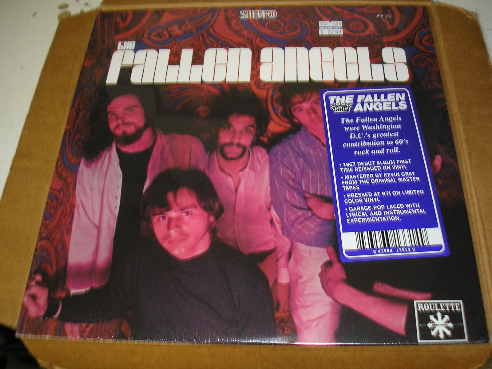 米LP Fallen Angels The Fallen Angels JPR073 Jackpot Records /00260 The Fallen Angels - s/t LP new sealed Jackpot reissue purple