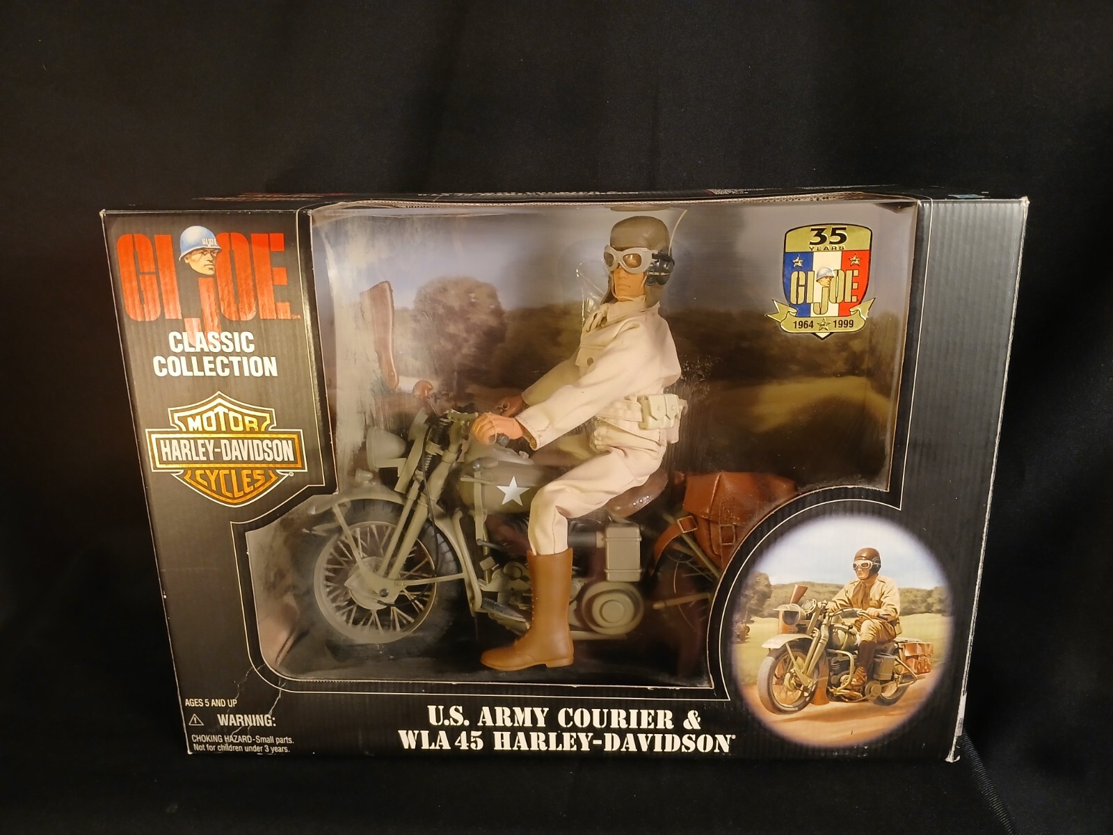 GI Joe Classic Collection U.S. Army & Courier WLA 45 Harley