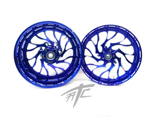ZX-14 330 FAT TIRE ROYAL BLUE CONTRAST HELLIAN WHEELS 06-11 ZX-14 330 FAT TIRE ROYAL BLUE CONTRAST HELLIAN WHEELS 06-11