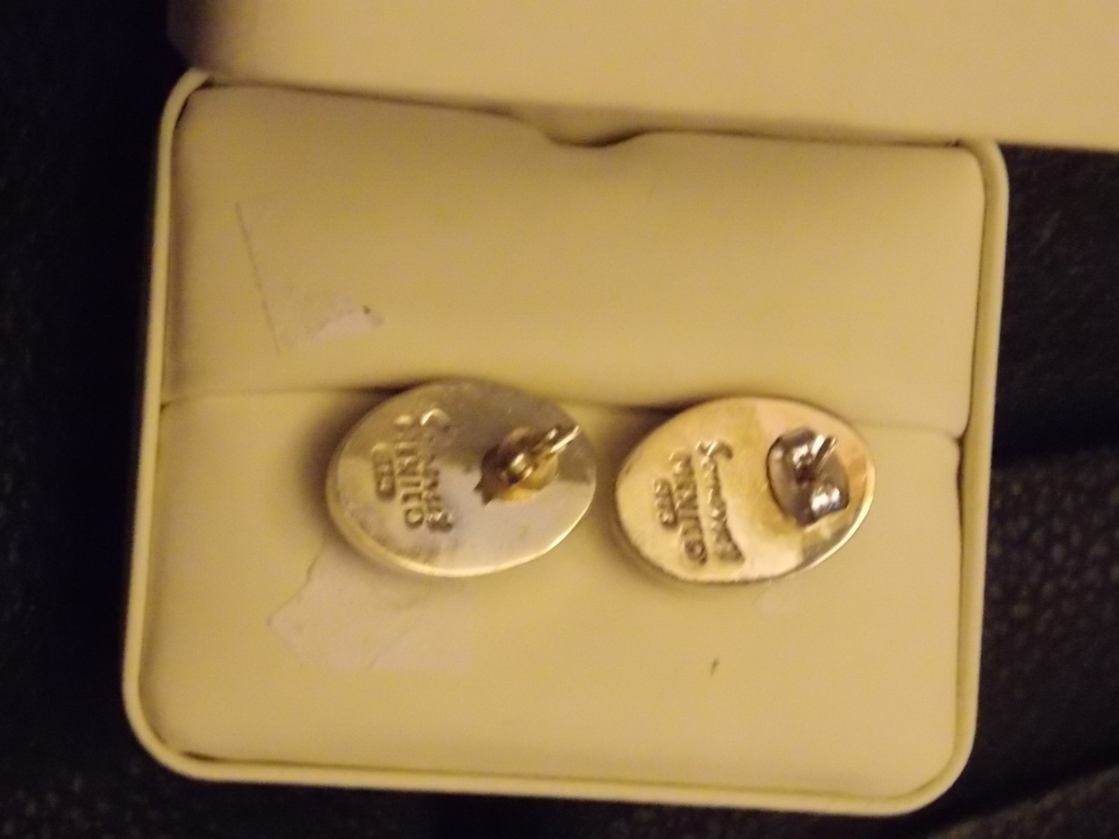 Somerset Mexico 925 Sterling Silver Large  Stud Earrings With Bezel Set Stones