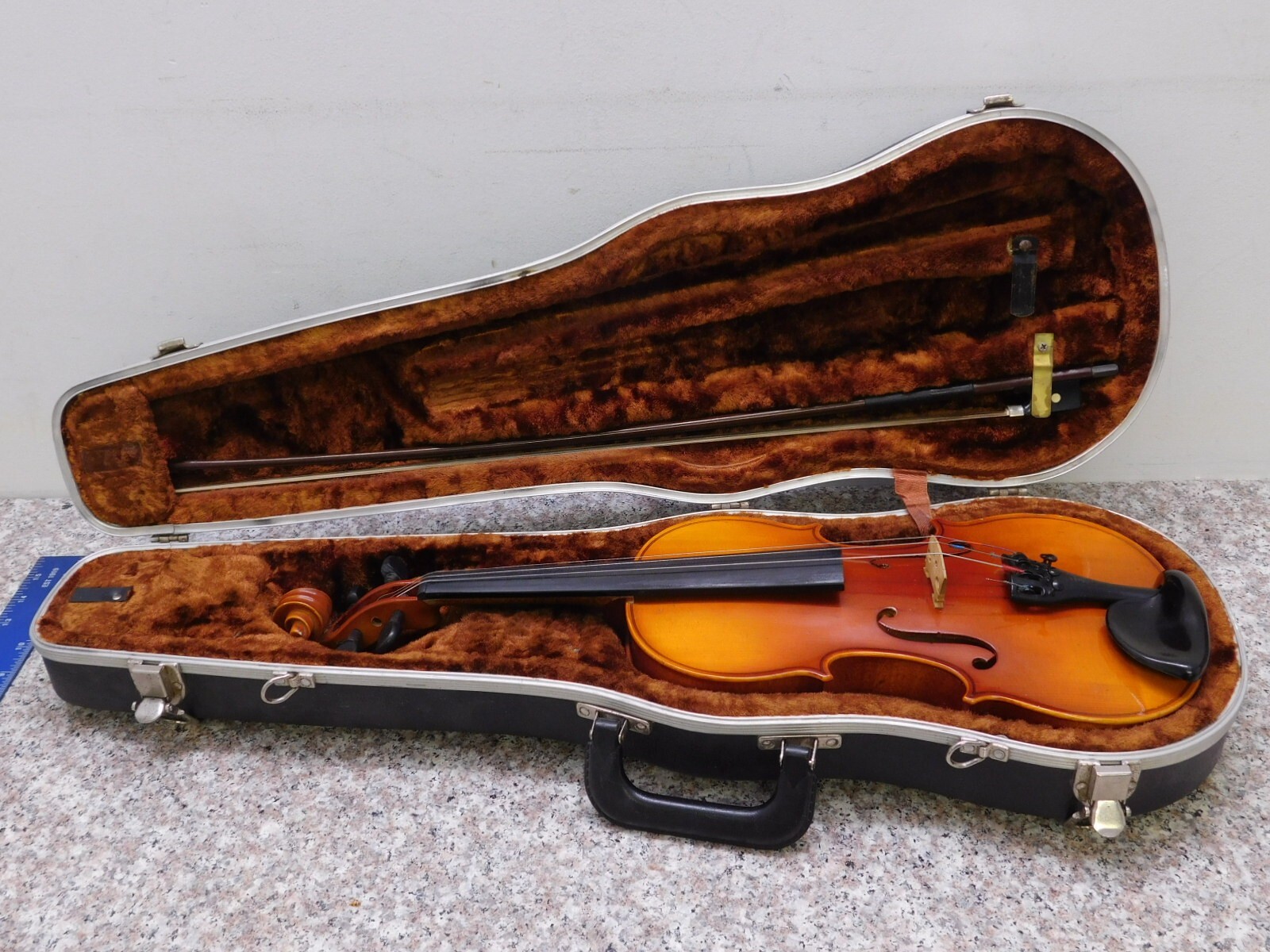 111 KARL HOFNER カールヘフナー バイオリン 700 全長約60cm 弓 2