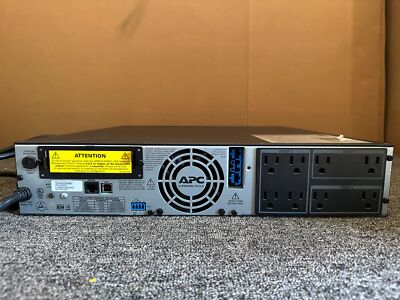APC SMX1500RM2U 1500VA 8 Outlet SMART-UPS 120V 1440VA 1200W W/Batteries /WH