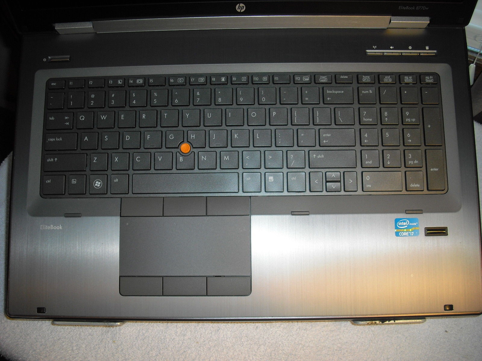 HP ELITEBOOK 8770W QUADCORE i7-3820QM 16GB 512GB NVIDIA K4000M/4GB 1080P WIN 10