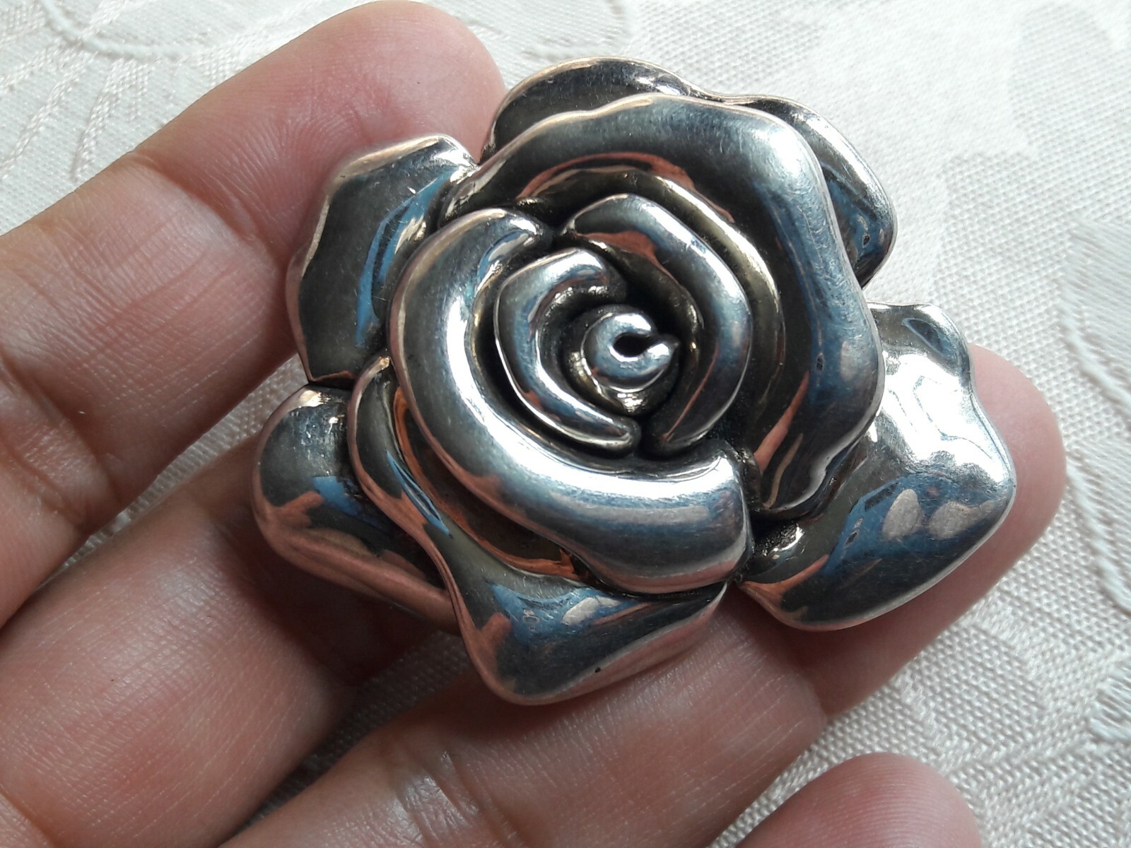 Silver 925 Rose Flower Design ブローチ $_57.JPG?set_id=8800005007