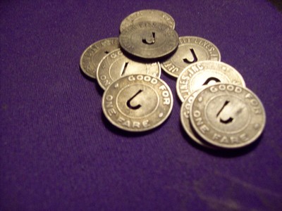 VINTAGE JEFFERSON CITY MISSOURI TRANSIT TOKEN