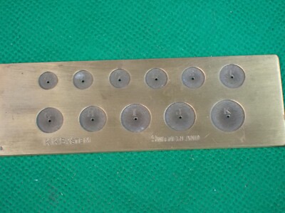 Vintage K.K. Systems Watchmakers Balance Wheel Measuring Tool A to K VG Swiss