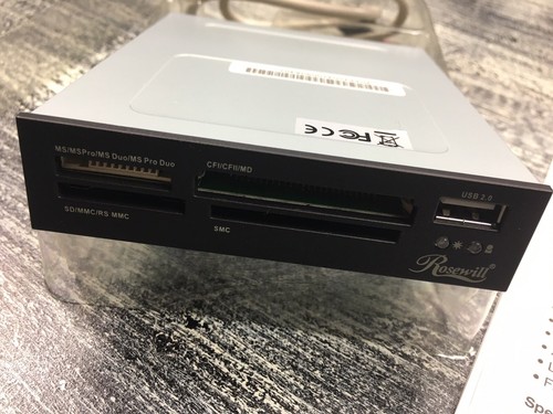 Rosewill  RCR-IC001 Internal Card Reader+USB 2.0 Port Fits 3.5