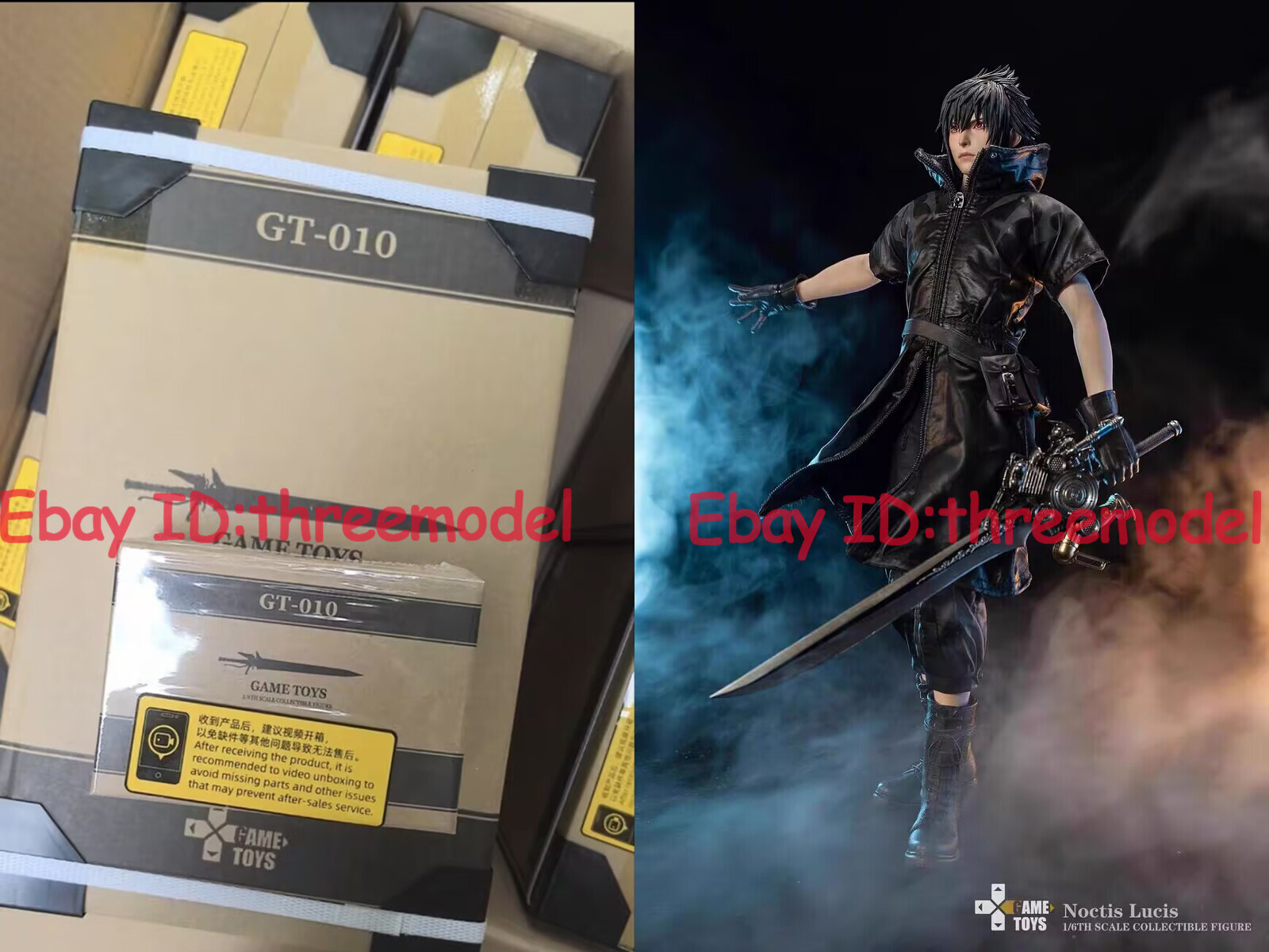 In Stock GAMETOYS 1/6 GT-010 Fantasy Prince Noctis Action Figure
