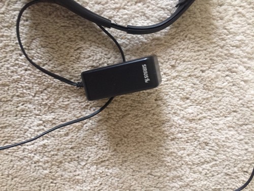 Sirius Stiletto 2 Satellite Radio With Headphones Activated