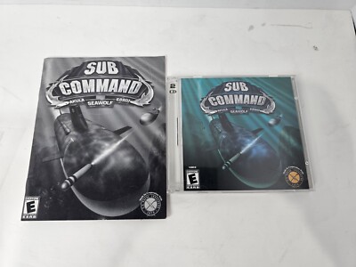 Sub Command Akula, Seawolf, 688 (I) PC CD Rom Game with Manual Electronic Arts