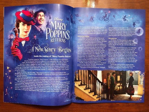 Disney Files - FOUR Magazines - Mary Poppins + 2018 & 2017