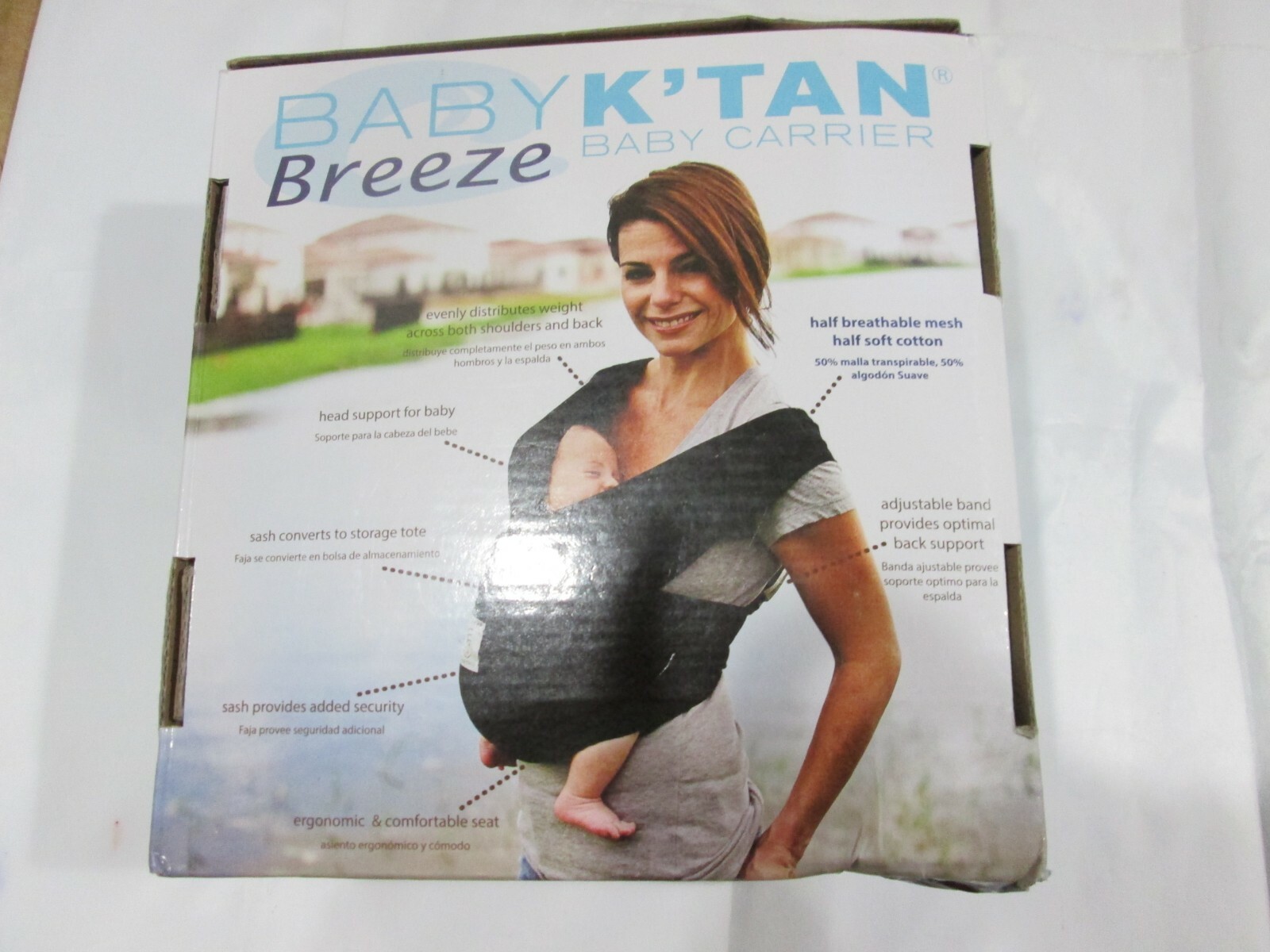 Baby K'tan BREEZE Carrier Black Extra Small BRAND NEW OPEN BOXED