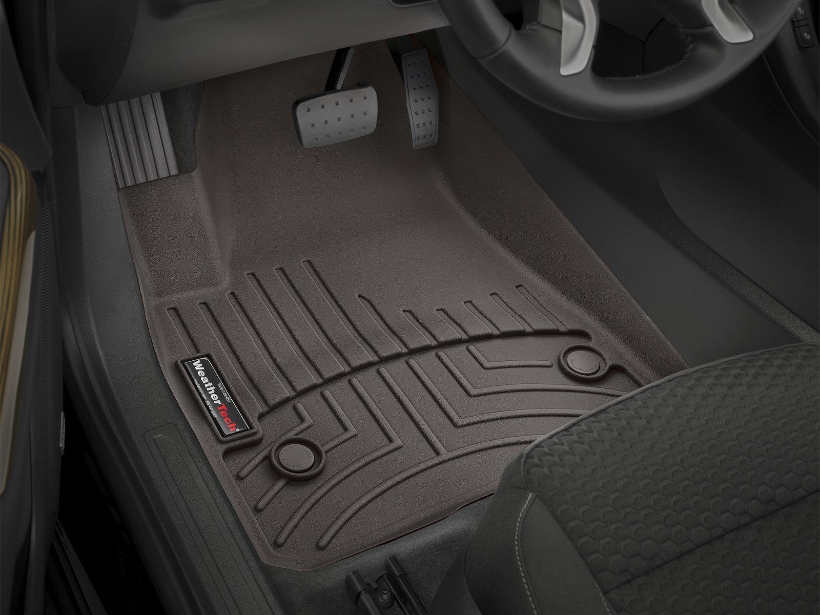 2017 2019 Cocoa Weathertech Floorliner Floor Mats For Gmc