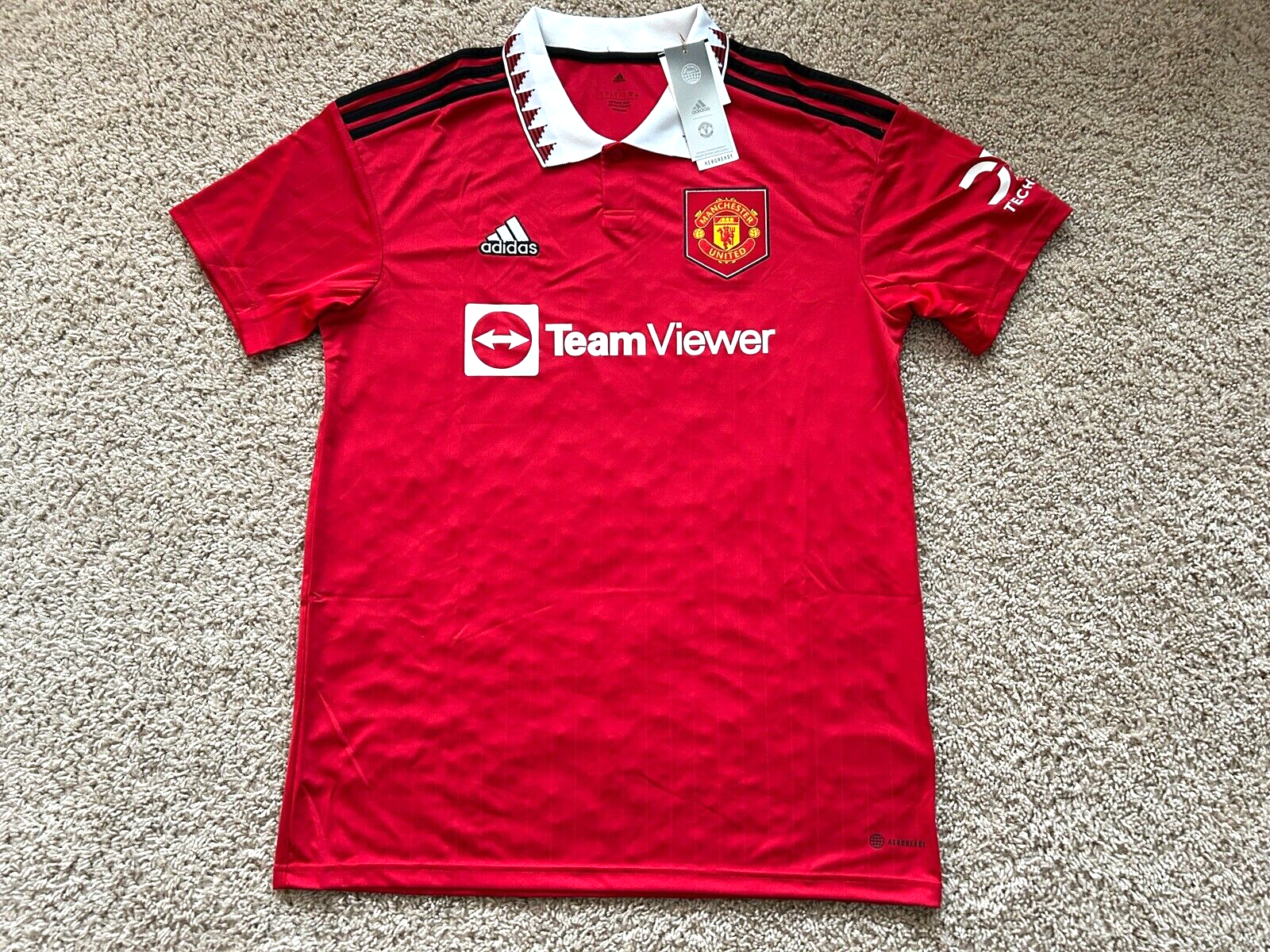 【楽天ランキング1位】 NWT Adidas eBay | XL men jersey Viewer Team United Manchester ウェア