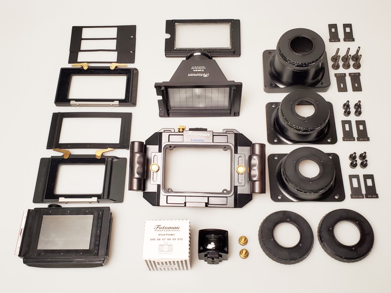 Fotoman Dmax Camera Set - Multi Format 6x12 and 6x9 - MINT