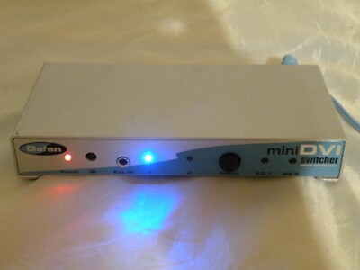 Gefen Mini DVI Switcher HDCP Compliant w/AC Adapter/Power Supply, Works Fine