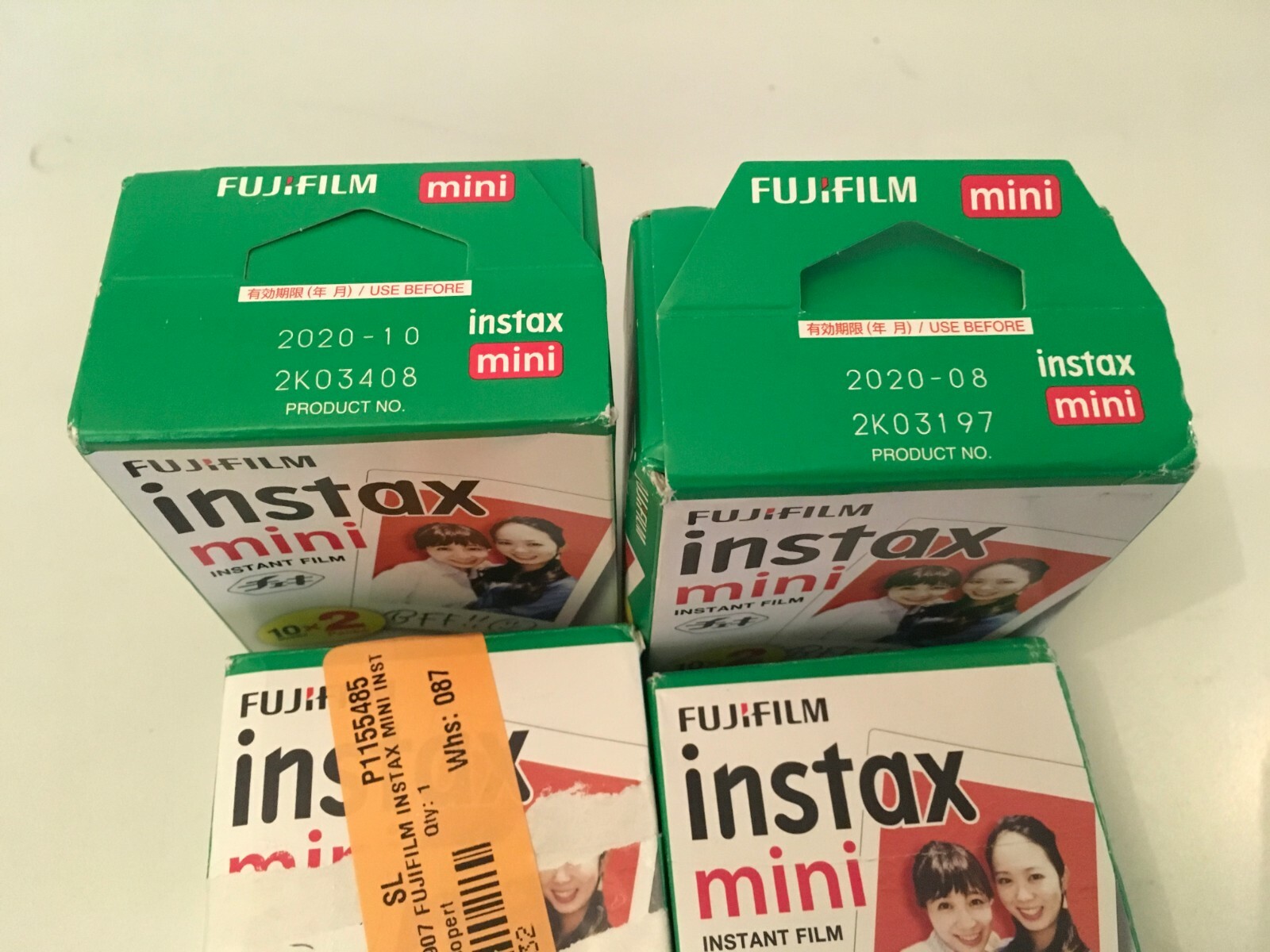 Fuji Instax Mini Instant Film  - 4 pack  of  20 Sheets Total of 80 Sheets