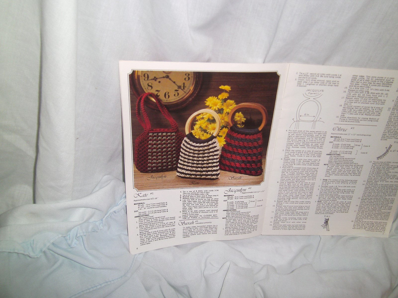 MACRAME  PURSE PATTERNS