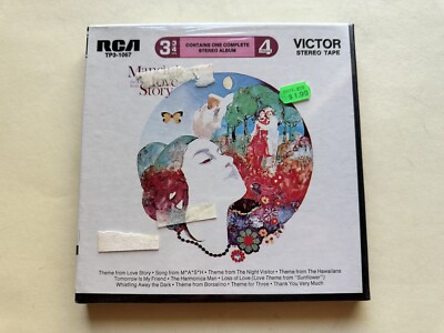 Mancini Plays The Theme From ''Love Story'' 1970 Reel 3¾ ips 4-Track Stereo SEALED