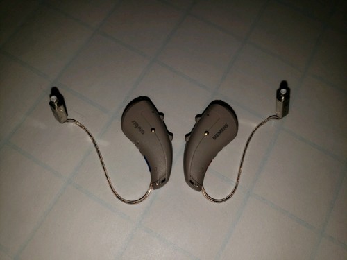 Brand New 2018 2x Signia Siemens Carat Primax 7px RIC 13 Hearing Aids Set Pair