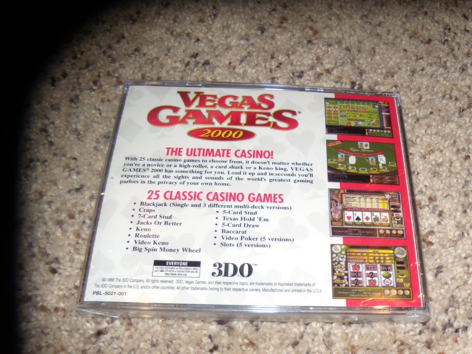 Vega Games 2000 PC Game New and Sealed in jewel case