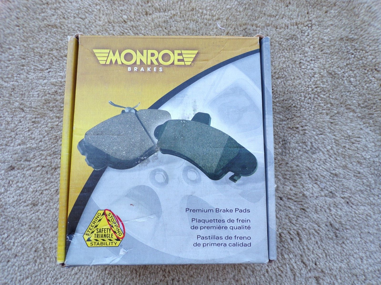 Monroe brake pads dx1392; gBB