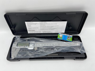 Stainless Steel Metal Digital Caliper | 6 inch /150mm + Large LCD Screen