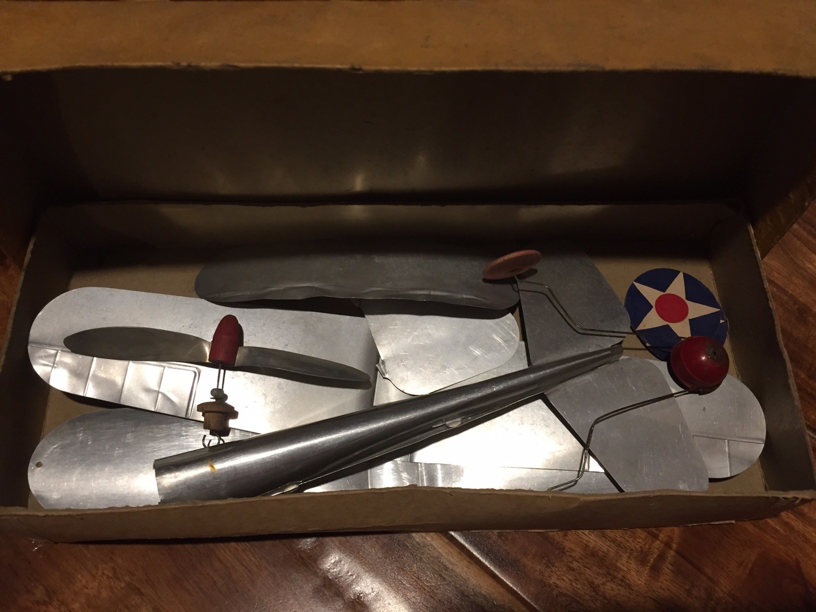 1930's TIN- Rubber Powered Airplane! Estate Sale!