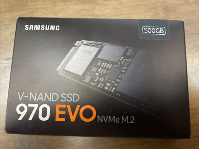 Samsung 500GB SSD 970 EVO NVMe M.2 2280 MLC MZ-V7S500 Solid State Drive (B8-16)