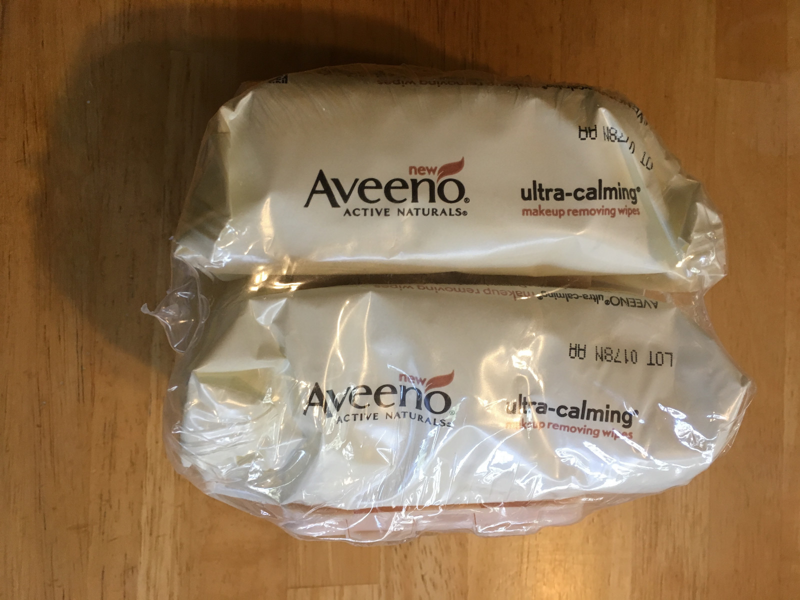 AVEENO Active Naturals Ultra-Calming Makeup Removing Wipes - 2 packs, 25 count e