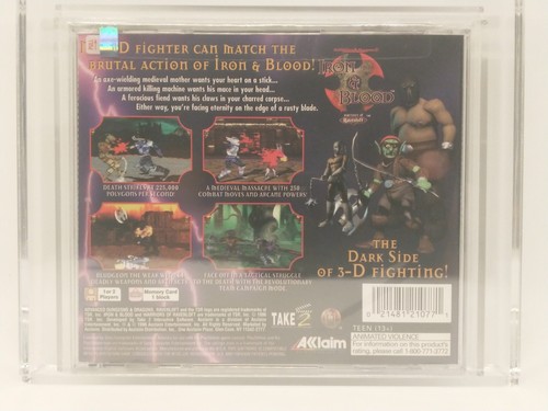 Iron & Blood Warriors of Ravenloft PlayStation PS1 New Sealed VGA Graded 85 NM+
